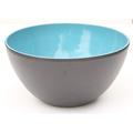 Amazing Cookware Terrakotta-Schale, Keramik, Matt Schwarz/Blau, 21 x 21 x 11 cm