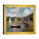 Gerahmtes Bild von Claude Monet The Seine at Argenteuil, Kunstdruck im hochwertigen handgefertigten Bilder-Rahmen, 40x30 cm, Gold raya