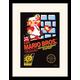 Pyramid International Super Mario Bros. (NES Cover) 30x40 cm montiert und gerahmt, Mounted 250GSM PAPERWRAP MDF, Mehrfarbig, 44 x 33 x 4 cm