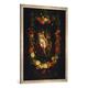 Gerahmtes Bild von Jacob Jordaens "Die Geburt der roten Rose", Kunstdruck im hochwertigen handgefertigten Bilder-Rahmen, 70x100 cm, Silber raya