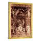 Gerahmtes Bild von Giulio Romano "Papst Damasus I. / Giulio Romano", Kunstdruck im hochwertigen handgefertigten Bilder-Rahmen, 70x100 cm, Gold raya