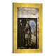 Gerahmtes Bild von AKG Anonymous Nürnberger Bierbräuknecht, Kunstdruck im hochwertigen handgefertigten Bilder-Rahmen, 30x40 cm, Gold raya
