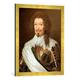 Gerahmtes Bild von Justus Sustermans Charles Duc de Guise/Sustermans, Kunstdruck im hochwertigen handgefertigten Bilder-Rahmen, 50x70 cm, Gold raya