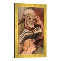 Gerahmtes Bild von Konrad von Soest Ausgießung des Hl. Geistes, Kunstdruck im hochwertigen handgefertigten Bilder-Rahmen, 40x60 cm, Gold raya