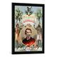 Gerahmtes Bild von Unbekannt The Life and Explorations of Dr. Livingstone, book cover, Kunstdruck im hochwertigen handgefertigten Bilder-Rahmen, 50x70 cm, Schwarz matt