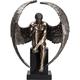 Kare Design Deko Figur Nude Sad Angel, große Dekofigur, Dekoobjekt, Dekoration Wohnzimmer, große Skulptur, Engelsfigur sitzend (H/B/T) 63x48x32cm