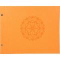 Exacompta 60026e Mandala Album Fotos zu Schrauben 40 Seiten, Orange, 37 x 29 cm