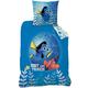 Disney Nemo 043631 Bettwäsche Dory und Friends, Baumwolle Renforce, 135 x 200 + 80 x 80 cm