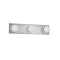 Trio Leuchten LED-Wandleuchte Clinton, Chrom, acryl-Krakelee, 275290306