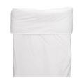 Hope Plain Duvet Cover, Double Size 200x200cm, White