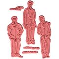 Ranger "SCRIBBLY Fellas Selbst Gummi-Stempel-Set