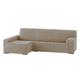 Eysa Dorian elastisch Sofa überwurf Chaise Longue Links, frontalsicht, Chenille, 11-beige, 43 x 17 x 37 cm, 1 Einheiten