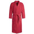 Egeria TOPAS Unisex Bademantel in Kimonoform für Damen und Herren, Größe S, Farbe China Red