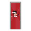 Decoralive Karateka image-porte 83 x 211 cm