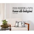 Decoramo Wandtattoos Wanddeko Margerite, PVC, grau, 60 x 0.1 x 40 cm