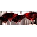 Pro-Art-Bilderpalette gla1408c Red Wine I Glas-Art, bunt, 30 x 80 x 1,3 cm