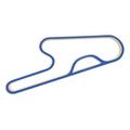 Racetrackart RTA-10224-BL-23 Rennstreckenkontur des F1 Outdoors Kart - Banked Track, Holz, blau, 23 x 23 x 0,9 cm