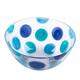 Bohemia Cristal 093 012 088 Play of Colors Schale Circa Durchmesser 290 mm mit Punkten aus Kalk-Natron-Glas, blau