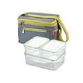 Tescoma Isoliertasche mit 3 Behältern Lunchtasche Grau FRESHBOX, Sortiert
