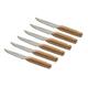 BergHOFF 4490307 Steakmesser, 6-teiliges Set Edelstahl, Metall, 23 x 0.1 x 0.1 cm