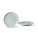Fill Salbei Set 4 Stück Teller aus Steinzeug, Keramik, Wasser, 20 x 20 x 2 cm