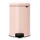 Brabantia Treteimer mit Inneneimer aus Kunststoff, stahl, Clay Pink, 20 Liter