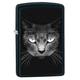 Zippo Sturmfeuerzeug 60002473 BLACK CAT FACE - Black Matte - Zippo Collection 2017 -