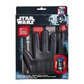 Star Wars Schürze & Ofenhandschuh Geschenk-Set: Ich Bin Darth Schürze & Silikon Darth Vader Ofen Handschuh (Single, Schwarz, 2 Stück