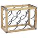 Kitchen Craft Industrie Küche Vintage für 6 Flaschen Metall/Holz Wein Rack, 24,5 x 17,5 x 34 cm (24,1 x 17,8 x 34,3 cm)