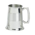 Edwin Blyde & Co 1 Pint Bierkrug mit massiven Basis aus Metall – Satin Band mit Standard Griff, Zinn