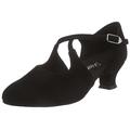 Diamant Diamant Damen Tanzschuhe 052-112-001, Damen Tanzschuhe Standard & Latein, Schwarz (Schwarz), 34 EU (2 UK)