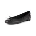 Clarks Damen Couture Bloom Geschlossene Ballerinas, Schwarz (Black Leather) ,41.5 EU