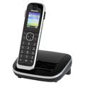 Panasonic KX-TGJ310GB Familien-Telefon ohne Anrufbeantworter (schnurloses Telefon, strahlungsarm, Anrufschutz, DECT Basisstation, Freisprechen) schwarz