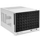 SilverStone SST-SG13WB - Sugo Mini-ITX kompaktes Cube Gehäuse, Mesh-Frontblende, schwarz-weiss