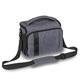 Pedea Kameratasche *Fashion* Grau 26 x 19 x 16cm (BxHxT) - Fototasche für Spiegelreflexkameras – Kameratasche groß - Kamera Umhängetasche - Camera Bag für Systemkamera