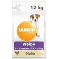 IAMS for Vitality Junior Hundefutter trocken - Welpenfutter für Welpen im Alter von 1-12 Monaten, geeignet für kleine & mittelgroße Rassen, 12 kg
