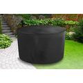 Bosmere Storm Black runde Schutzhülle für Gartentisch 4 Personen