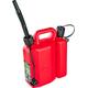 ARNOLD - Doppelkanister mit Ausgießer und Werkzeughalter für Motorsägen, 3 Liter / 1,5 Liter; 6011-X2-7007, Rot