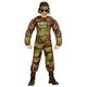 "SUPER MUSCLE SOLDIER" (muscle shirt, pants, headband) - (128 cm / 5-7 Years)