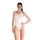 belly cloud Damen Body Seamless firgurformend, Gr. 38/40 (M), Elfenbein (champagner)