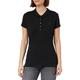 Tommy Hilfiger Damen Poloshirt Kurzarm Heritage Slim Fit, Schwarz (Masters Black), XS