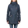 berydale Damen wasser- und winddichter Damen Parka, Marine - gefütterter Winter Parka, L