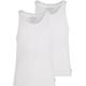 Calvin Klein Herren 2er Pack Tank Tops Slim Fit , Weiß (White), XL