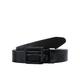 JACK & JONES Herren Jjilee Leather Belt Noos G rtel, Schwarz, 95 EU