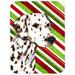 East Urban Home Dalmatian Candy Cane Holiday Christmas Tempered Glass Cutting Board Glass | 0.15 H x 15.38 W in | Wayfair EAAS6505 40003517