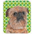 The Holiday Aisle® The Holiday Aisle Brussels Griffon RectangleSt Patrick's Irish Glass Cutting Board Glass | 0.15 H x 15.38 W in | Wayfair