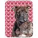 The Holiday Aisle® The Holiday Aisle Staffordshire Bull Terrier Staffie Hearts & Love Glass Cutting Board Glass | 0.15 H x 15.38 W in | Wayfair