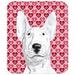 The Holiday Aisle® The Holiday Aisle Bull Terrier Valentine's Love Glass Cutting Board Glass | 0.15 H x 15.38 W in | Wayfair THLA3795 39991383