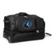 MOJO Minnesota Timberwolves Black 27'' 2-Wheel Drop Bottom Rolling Duffel Bag