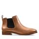 Clarks Damen Chelsea Boots, Leder, Tan Leder, 39 EU